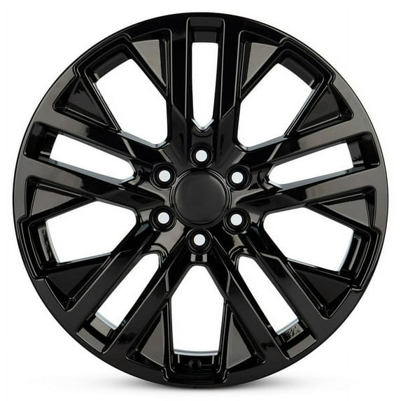 New OEM Replacement Wheel Rim for 2019-2023 Chevrolet Silverado 1500 22x9 inch Aluminum Gloss Black 275/50R22