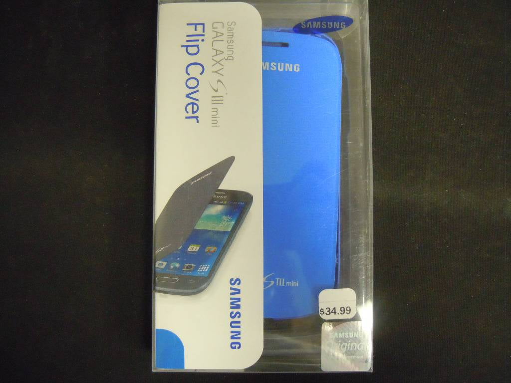New Samsun Flip Light Blue Case For Samsung Galaxy S3 Mini - Walmart.com