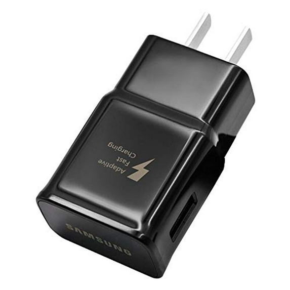 New OEM Samsung fast Adaptive Wall Charger for Galaxy S7 S6 Note 5 4 Edge EP-TA20JWS / ECB-DU4EWE For Samsung Galaxy S6 Edge S7 Edge S8 S8+ S9 S9+ Note 8 9 - Black