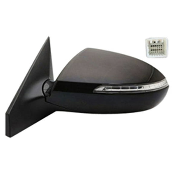 New OEM Side Mirrors Left w/o Heat Power w/Signal Manual Folding 876103W550 fits 2011-2016 KIA Sportage