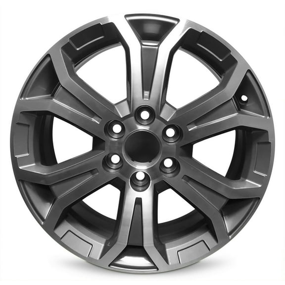 New OEM Surplus Aluminum Wheel Rim for 2013-2016 GMC Acadia 19 in 6 Lug Charcoal Fits R19 Tire Direct Fit
