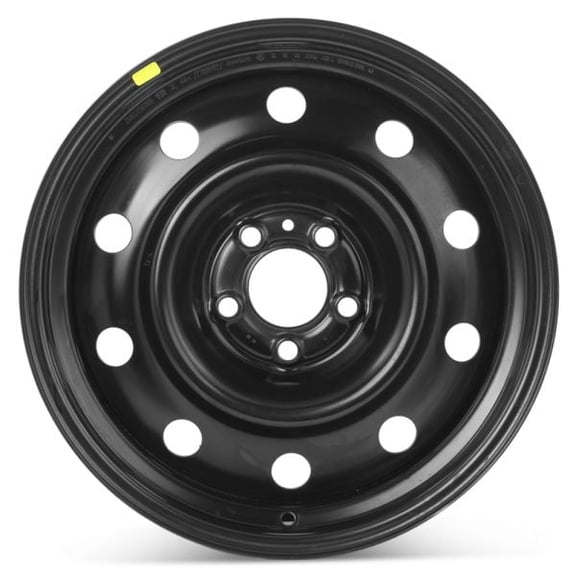 New OEM Surplus Wheel 17 x 7 5x115 22 Offset Black Steel Rim For Dodge Charger 2006-2012 4782466AA Single