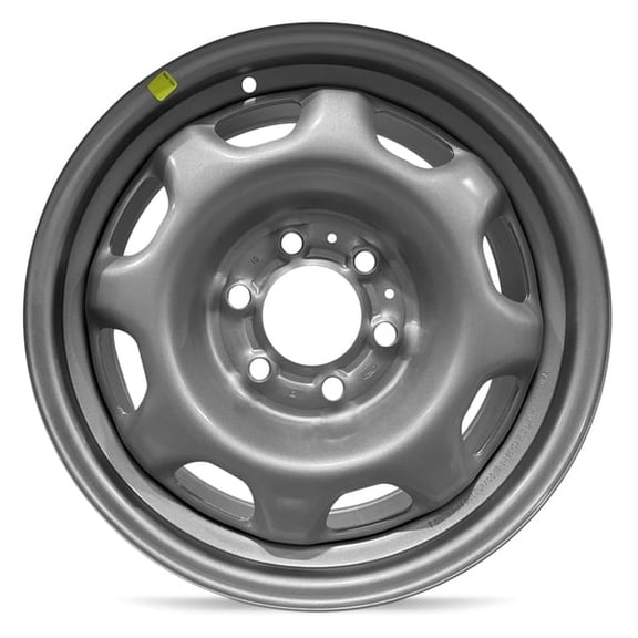 New OEM Surplus Wheel 17x7.5 in for 2015-2022 Ford F150 Painted Silver 17 inch Steel Rim