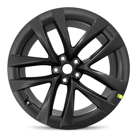 New OEM Surplus Wheel 21x9.5 in for 2021-2023 Tesla Model S Painted Charcoal 21 inch Aluminum Rim