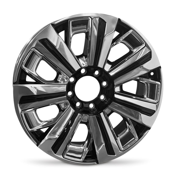 New OEM Surplus Wheel 24x9 inch for Cadillac Escalade IQ 2025 Polished Face with Painted Inlay fits LT275/50R24 86527277
