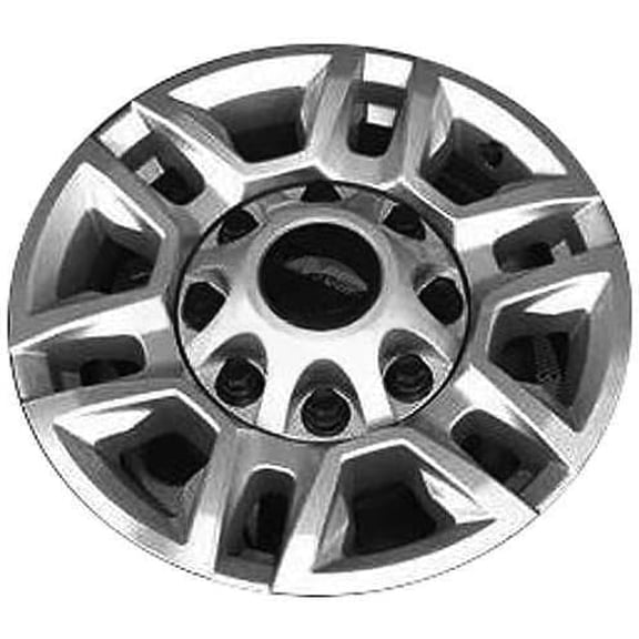 New OEM Take Off Wheel 17x7.5 8x180 44 Offset Silver Alloy Rim For GMC Sierra 2500 2020-2026 23376244 Single