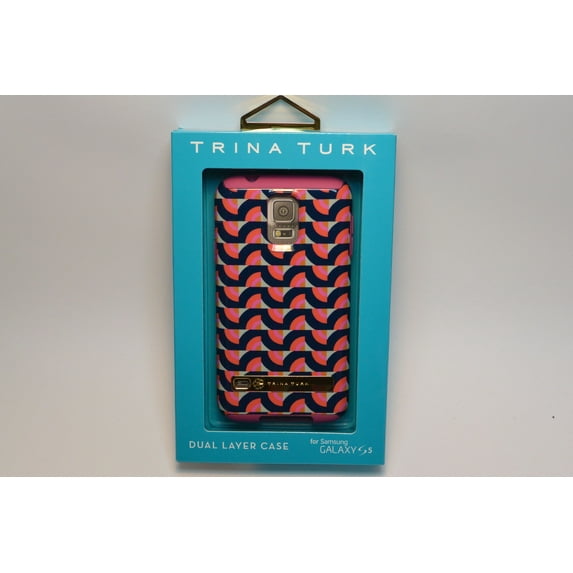 New OEM Trina Turk Watermelon Patchwork Dual Layer Case for Samsung Galaxy S5