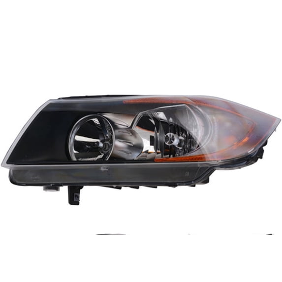 Driver Side Headlight Compatible with 2006 BMW 325i 325xi 330i 330xi 2007-2008 328i 328xi 335i 335xi 3.0L I6 N52B30 N54B30 E90 E91 Left Halogen Leveling 63116942725