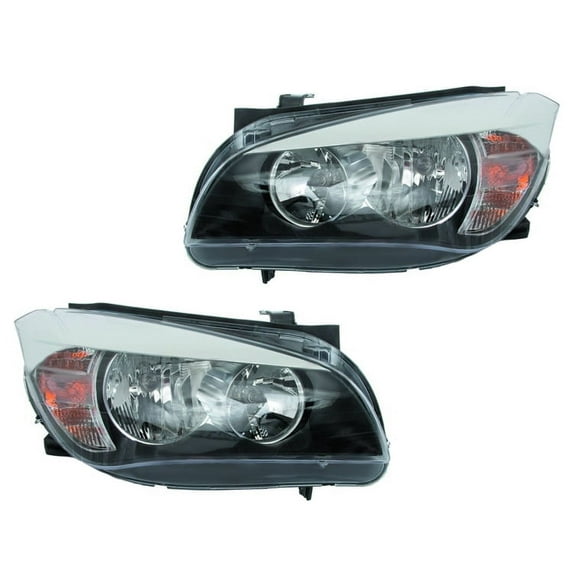 New OEM Valeo Pair Of Halogen Headlights Compatible With Bmw Valeo X1 2013 2014 2015 By Part Numbers Bm2519151 Bm2518151 46652 46653