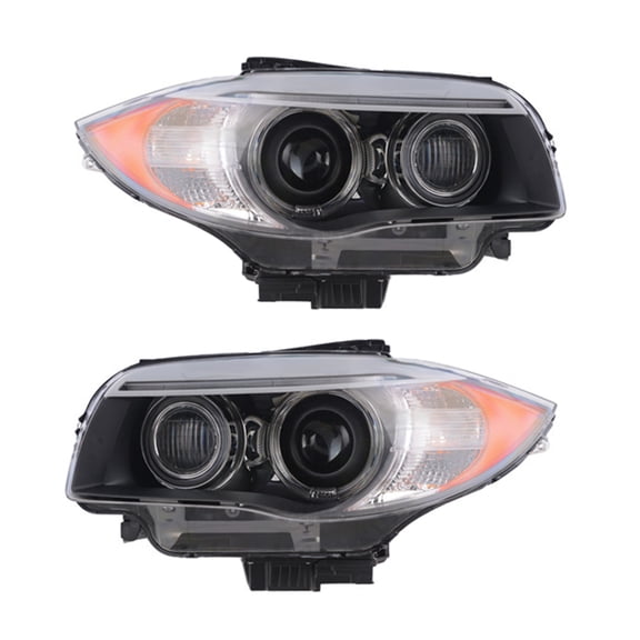 New OEM Valeo Xenon Auto Adjust Headlight Pair Fits BMW 128I 2011-13 63117273841