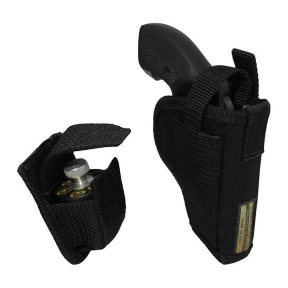 New OWB Holster + Speed-Loader Pouch for 2", Snub-Nose .38 .357 Revolvers