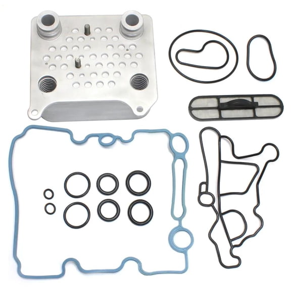 New Oil Cooler Compatible With Ford Excursion Eddie Bauer 8 Cyl 6.0L E-450 Super Duty Base 8 Cyl 6.0L F-250 Super Duty Harley-Davidson Edition 8 Cyl 6.0L 2003-2010 By 3C3Z6A642BB