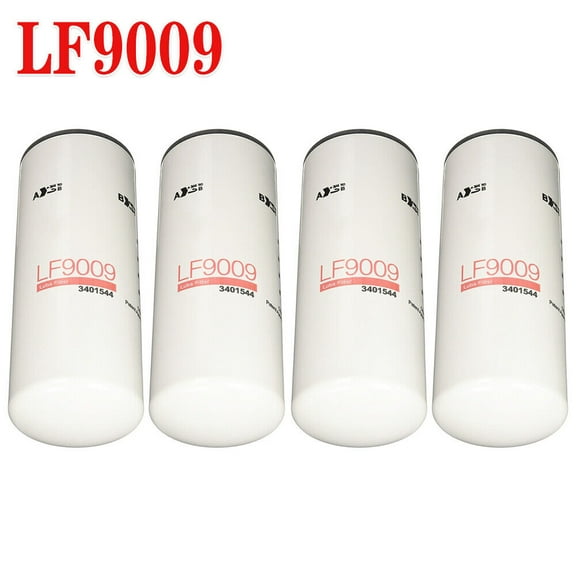 New Oil Filter LF9009, for Cummins 3401544 ( 4 PACK )