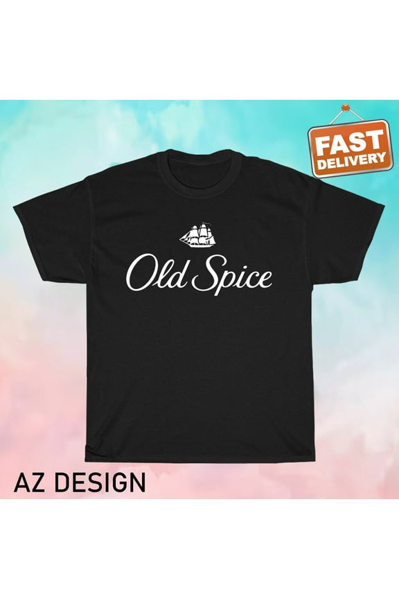 New Old Spice Logo T-Shirt Funny Size S to 5XL