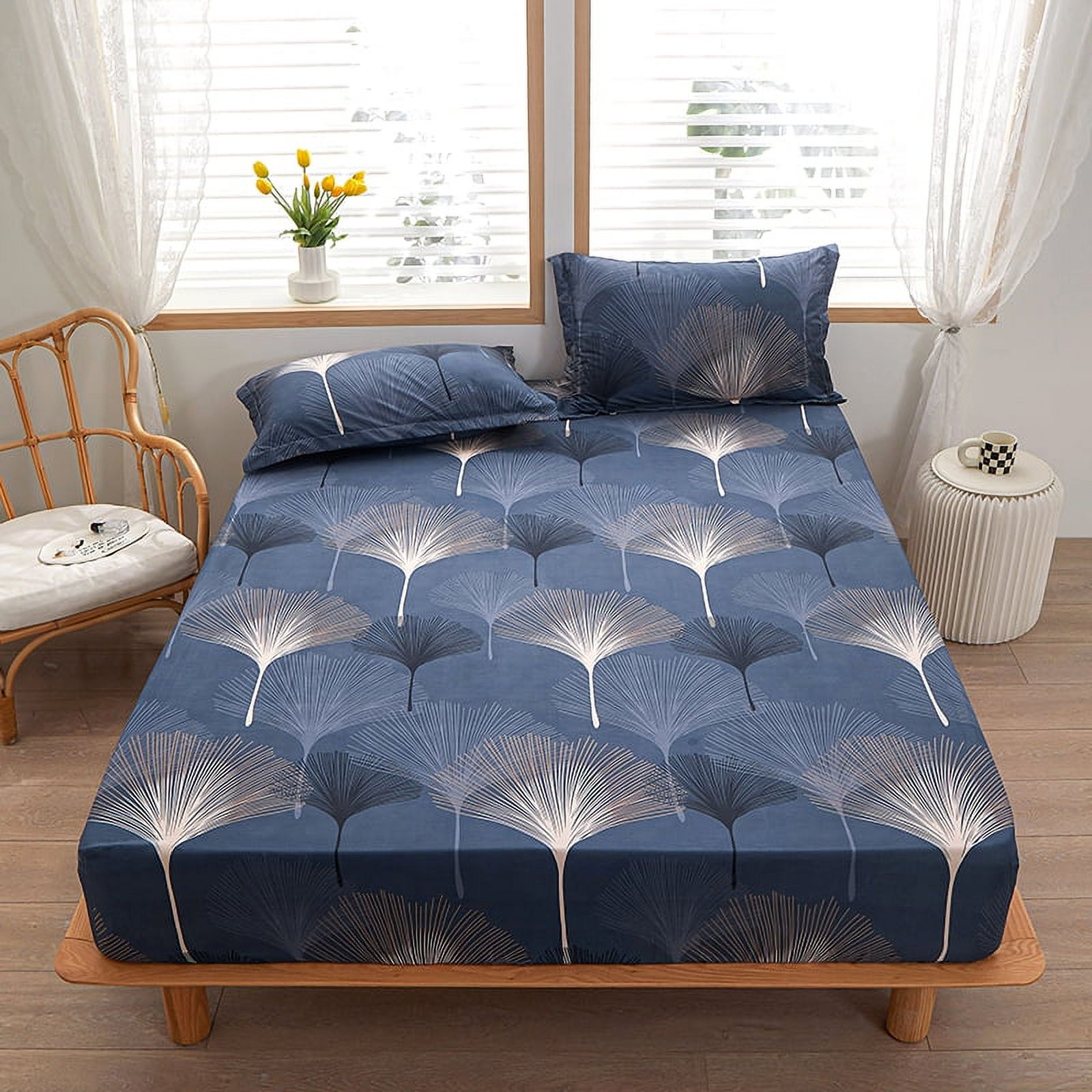 New On Product 1piece 100Polyester Bedding Fitted Sheet Mattress Cover