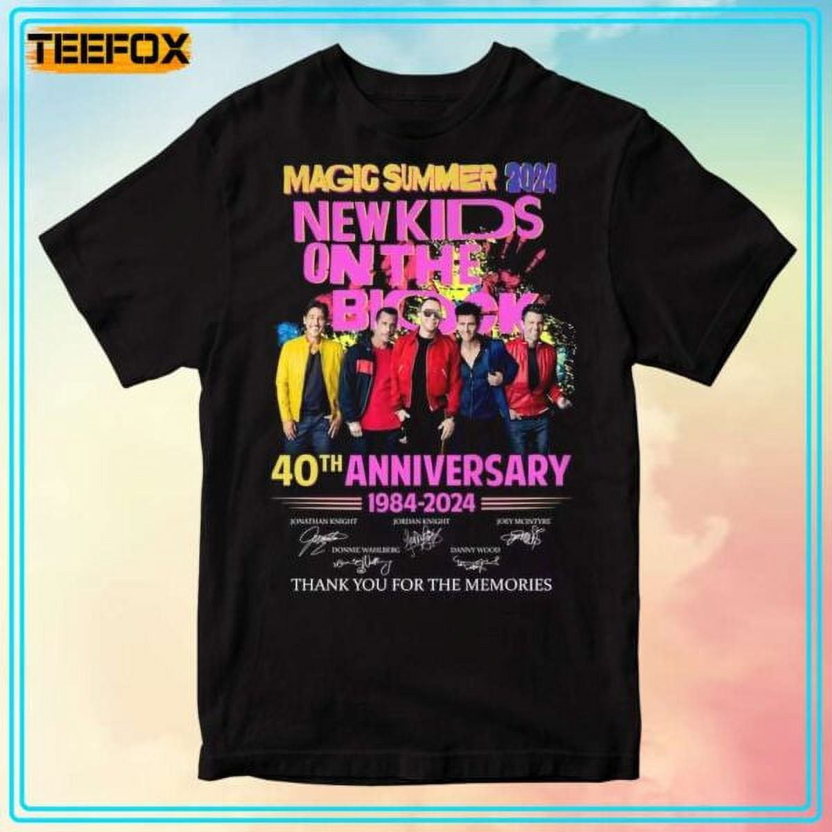 New On The Block Magic Summer 2024 40th Anniversary 1984 2024 TShirt