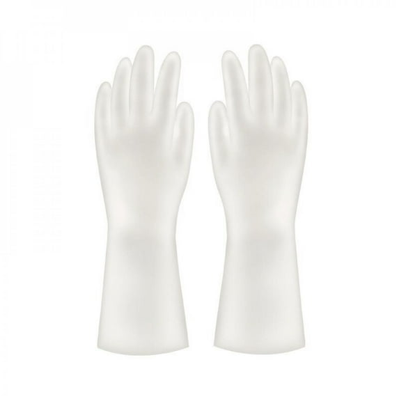 New One Pair Waterproof Kitchen Gloves For Washing Dishes Rubber Gloves Light And Soft For Washing Or Cleaning