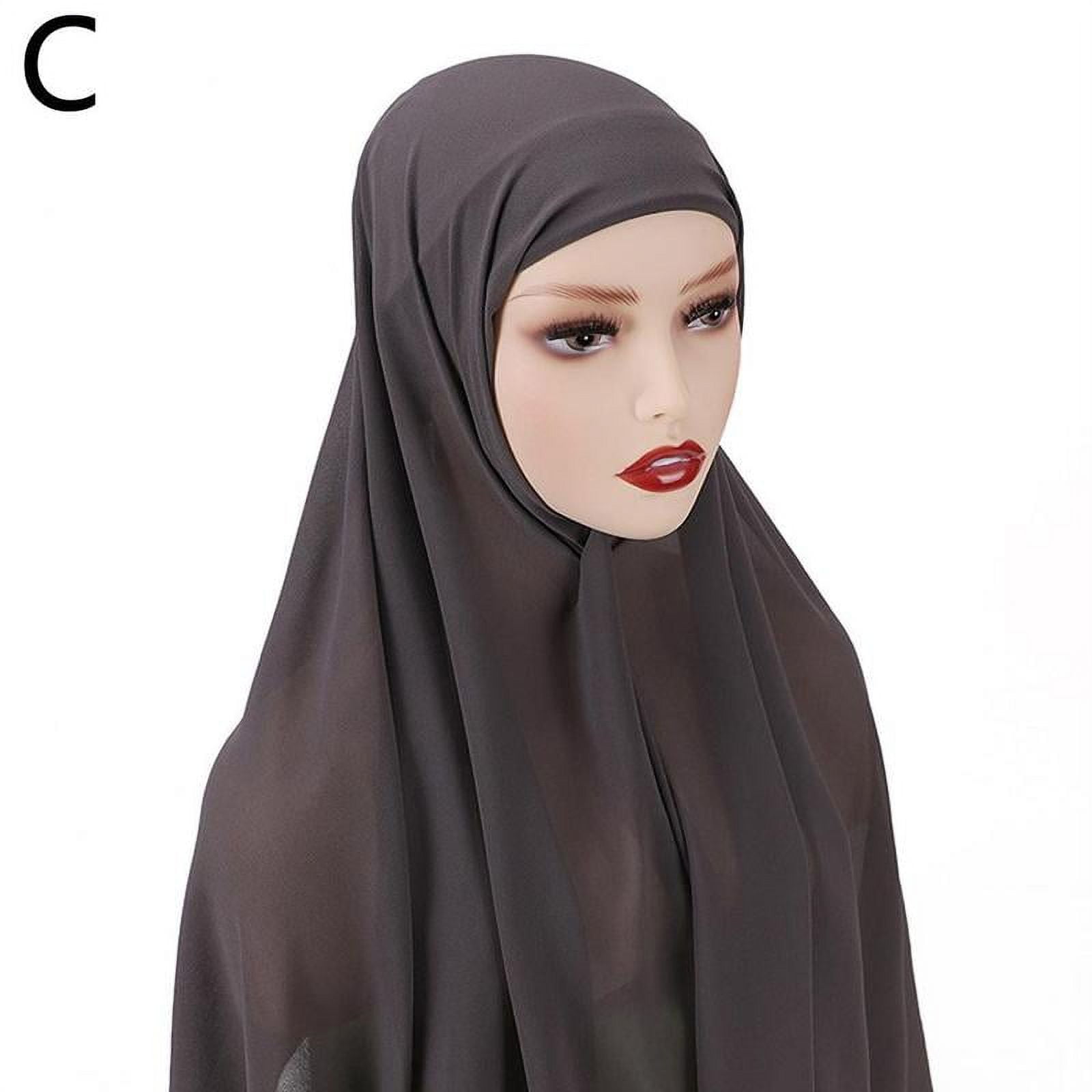 Women Square Silk Scarf Luxury Brand Headband Muslim Satin Hijab