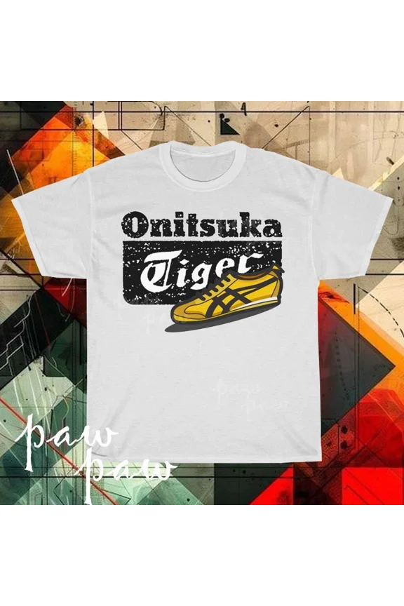 New Onitsuka Tiger ASICS Logo Men's T-shirt funny size S to 5XL