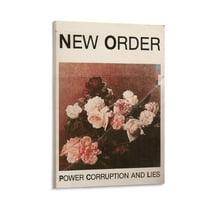 New Order By Power Corruption And Lies (3) Canvas Poster Bedroom Decor Office Room Decor Gift
