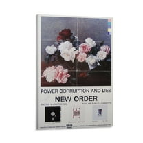 New Order By Power Corruption And Lies Canvas Poster Bedroom Decor Office Room Decor Gift