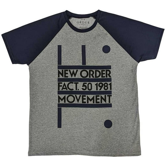 New Order Unisex Raglan T-Shirt: Movement (Small)