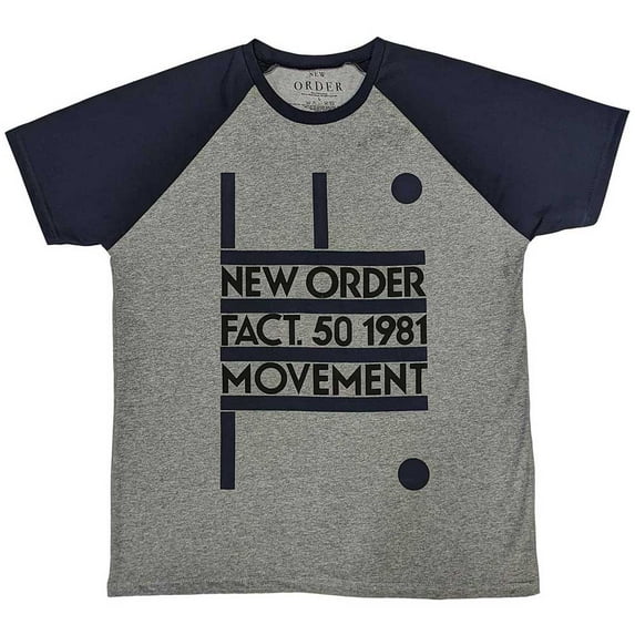 New Order Unisex Raglan T-Shirt: Movement (Small)