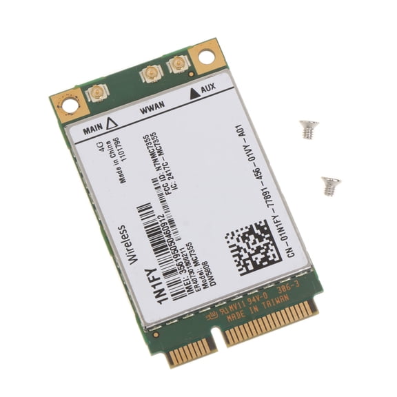 New Original 1N1FY DW5808 4G Module MC7355 PCIe LTE / HSPA + 100Mbps Card 1900///70