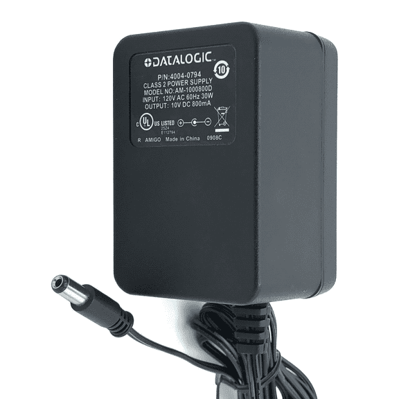 New Original Datalogic AM-1000800D Class 2 Power Supply Adapter 10V DC 800mA