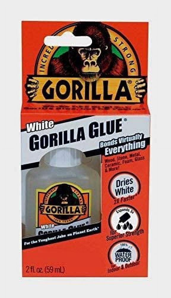 Gorilla Glue Original Waterproof Adhesive 5201205 - High Strength White - 2oz
