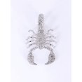 thumbnail image 1 of New Original Hip Hop Style Scorpion Diamond-Embedded Cuban Link Chain Pendant European and American Popular Gold-Plated Alloy Ornament Cross-Border Direct Supply, 1 of 8