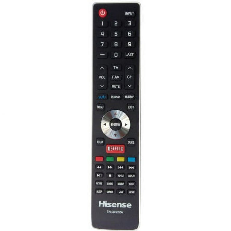 HiSense EN-33922A TV Remote Control