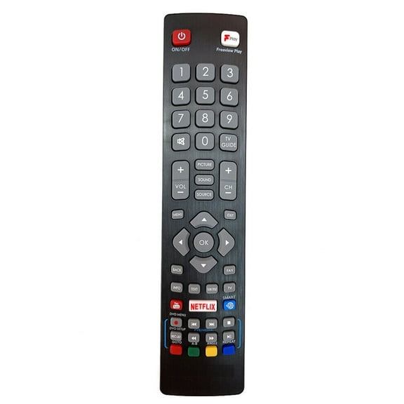 New Original POF/RMC/0001 For Blaupunkt Netflix TV Remote Control Freeview Play