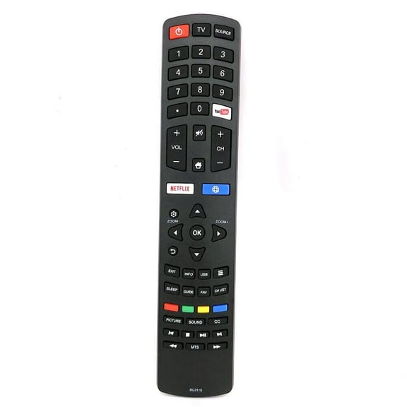 New Original RC311S For TCL TV Remote Control Netflix Youtube 06-531W52-TY01X