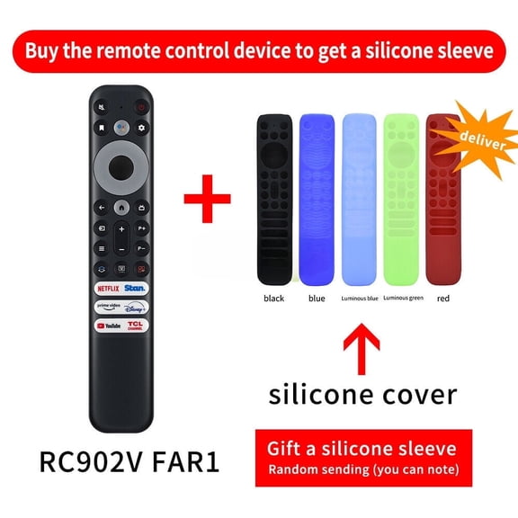 New Original RC902V FAR1 For Voice TV Remote Control X925 75X925 With Cover