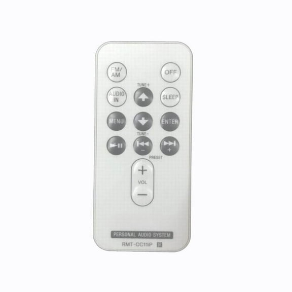 New Original RMT-CC11iP For Personal Audio Remote Control ICF-DS11iP White