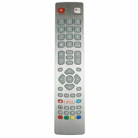New Original SHW/RMC/0121 For Sharp Aquos HD LED TV Remote Control Freeview Play