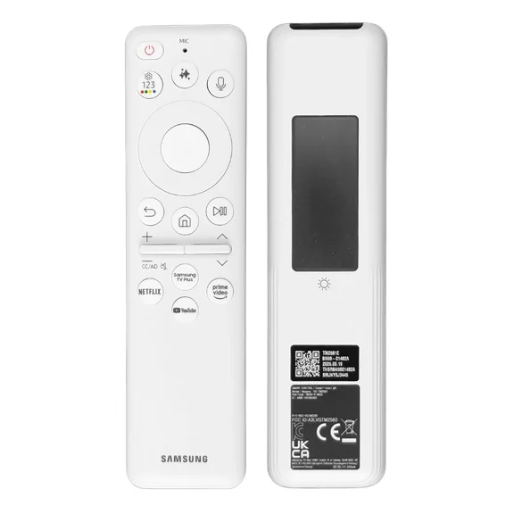 New Original White Samsung BN59-01482A Solar Cell Smart TV Voice Remote Control