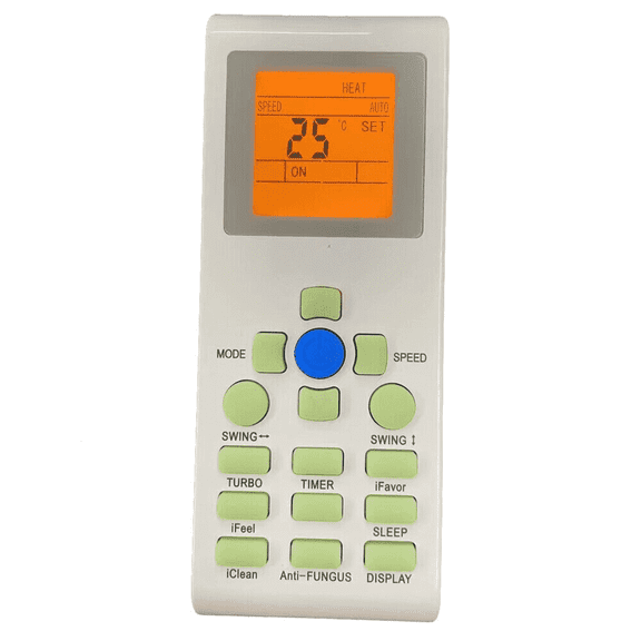 New Original YKR-P/101E For AUX VISE LED AC Remote Control YKR-P/001E With Heat