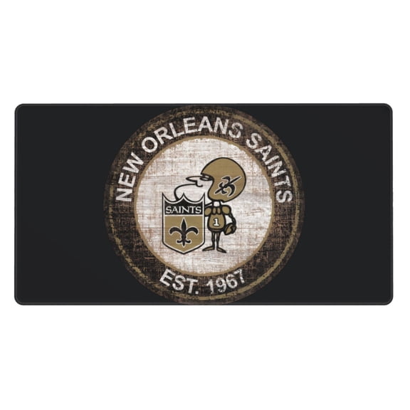 New Orleans 16x29.5 in Oversized Rubber Mouse Pad 3mm Thick Non-Slip for Office Gaming PC Laptop Work Study Desktop Console Daily Use