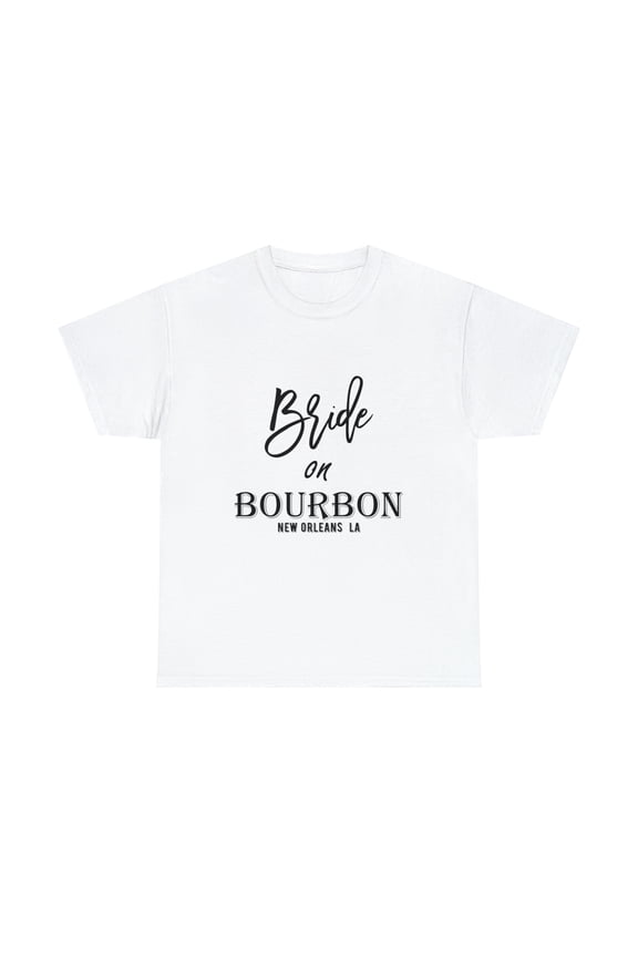 New Orleans Bachelorette Party Funny Bride On Bourbon T-Shirt