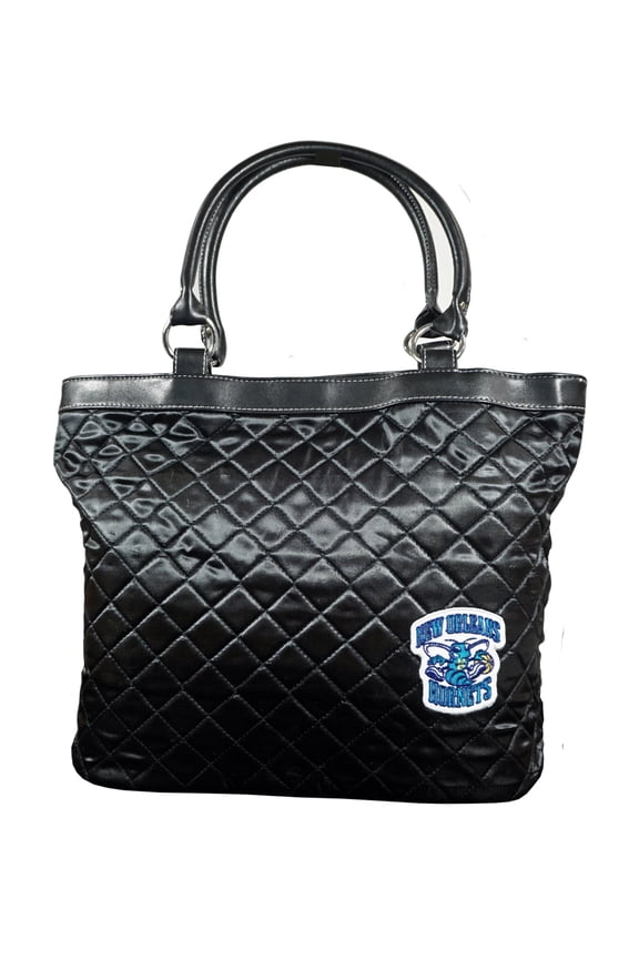 New Orleans Basketball Hornets - Classic Throwback - Quilted Tote Bag Purse 16" x 5.5" x 12"
