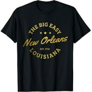 New Orleans Est. 1718 Louisiana Vintage Nola T-Shirt