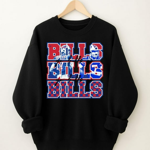 Let's Go Bills Sweatshirt, Buffalo Football Shirt, Buffalo Lover Gift, Game Day Sweatshirt, Buffalo Football Fan Gift, Football Gift