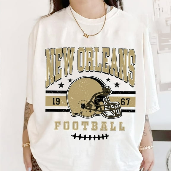 New Orleans Football Vintage Style Sweatshirt, New Orleans Fan Gifts, New Orleans Football Shirt