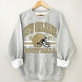 thumbnail image 1 of New Orleans Football Vintage Style Sweatshirt,Retro Saint Sunday Football Shirt, New Orleans Fan Gifts, 1 of 5