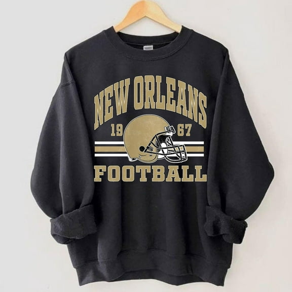 New Orleans Football Vintage Style Sweatshirt,Retro Saint Sunday Football Shirt