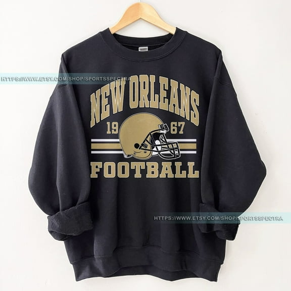 New Orleans Football Vintage Sweatshirt, New Orleans Football Sweatshirt, Retro Saint Football shirt