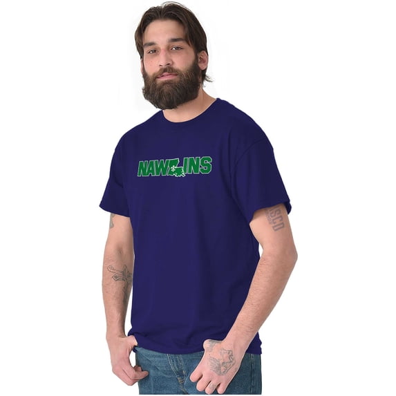 New Orleans Funny Louisiana Accent LA Men's Graphic T Shirt Tees Brisco Brands X