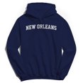 thumbnail image 1 of New Orleans Graphic Navy Men's Cotton Pullover Hoodie, 1 of 1